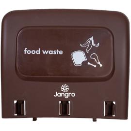 Back Panel - 'Food Waste' - For Procycle Recycling Bin - Jangro - Brown