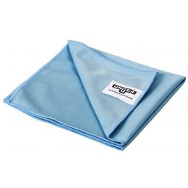 Glass Cleaning Cloth - Microfibre - Square - Unger - MicroWipe Lite - Blue - Square - 40cm (15.75&quot;)