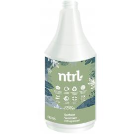 Empty Trigger Bottle - Surface Sanitiser - Unfragranced - Jangro - ntrl -  600ml