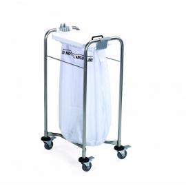 Laundry Cart - 1 Bag Cart - Med-I-Carts - White Lid