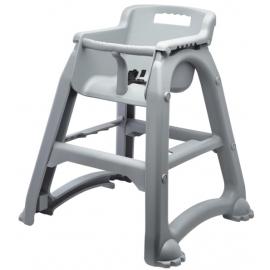 High&nbsp;Chair&nbsp;-&nbsp;Plastic&nbsp;-&nbsp;Grey