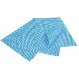 All Purpose Large Wiping Cloth - Jangro - Blue - 50 Cloths - 36cm (14.2&quot;)