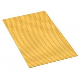 All Purpose Large Wiping Cloth - Jangro - Yellow - 50 Cloths - 50cm (19.7&quot;)