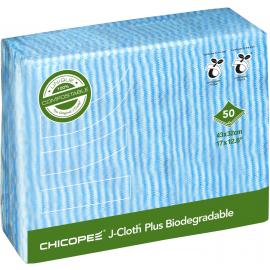 All Purpose Wiping Cloth - J Cloth Plus - Biodegradable - Chicopee - Blue - 43cm (17&quot;)