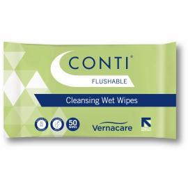 Wet Wipes - Flushable - Conti&#174; - 50 Wipes