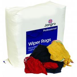 Wiper Rags - Coloured Terry Towel - Silver Label - Jangro - 10kg