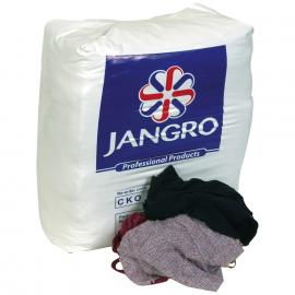 Wiper Rags - Mixed Materials - Green Label - Jangro -10kg