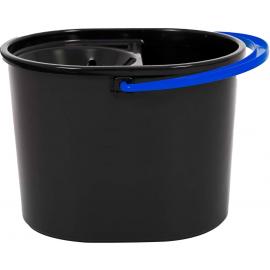 Bucket & Wringer - Oval - Recycled - Blue Handle - 5L (1.1 gal)