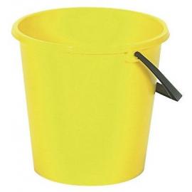 Plastic Bucket -  Round - Lucy - Yellow - 8L (2.1 gal)