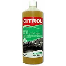 Washing Up Liquid - Lemon - Clover - Citrol -  1L