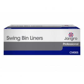 Swing Bin Liners - Jangro - White - 76cm (30&quot;)