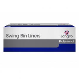 Swing Bin Liners - Heavy Duty - Jangro - White - 76cm (30&quot;)