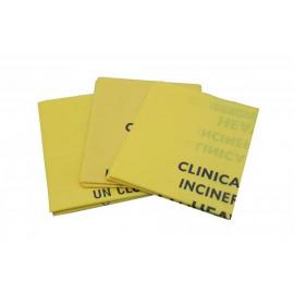Clinical Waste Sacks - Medium Duty - Yellow - 8kg 90L