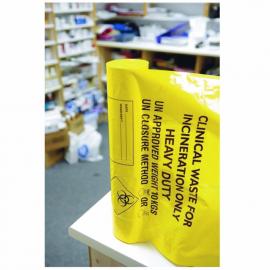 Clinical Waste Sacks - Heavy Duty - Yellow - 10kg 90L