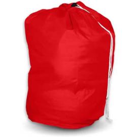 Laundry Bag with Drawstring - 100% Polyester - Red