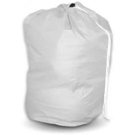 Laundry Bag with Drawstring - 100% Polyester - White