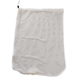 Mesh Wash-In Laundry Bag - Drawstring Closure - White - 84cm (33&quot;)