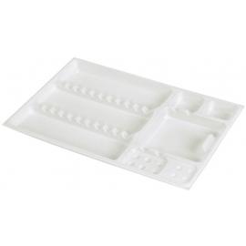 Disposable Tray Liners - Pre-formed - DispoTray - Plastic - White - 29cm (11.5")