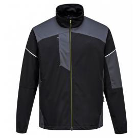 Work Jacket - Flex Shell - Black & Grey - 2X Large