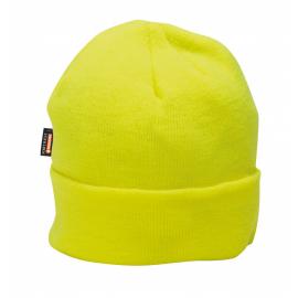 Beanie Hat - Knitted with Insulatex Lining - Yellow - Uni-fit