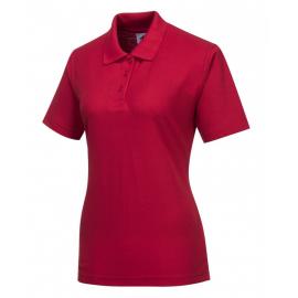 Polo Shirt - Ladies - Naples - Red - 2X Large