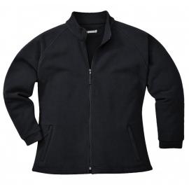 Ladies Fleece Jacket - Aran - Black - 2X Large