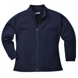 Ladies Fleece Jacket - Aran - Navy - 2X Large
