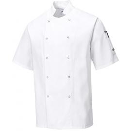 Chef Jacket - Short Sleeved - Cumbria - White - Small
