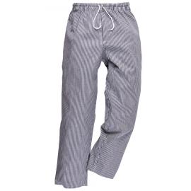 Chef&#39;s Trouser - Bromley - Blue & White Small Check - 2X Large