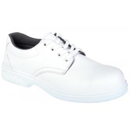 Lace Up Safety Shoe - Steelite - White - Size 10