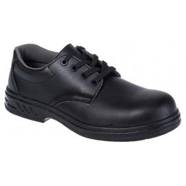 Lace Up Safety Shoe - Steelite - Black - Size 10