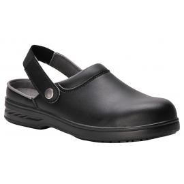 Slip On Safety Clog - Steelite - Black - Size 11