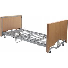 Care Home Bed - Casa Elite - Low - Beech Wood & Metal - 214cm (84.25")