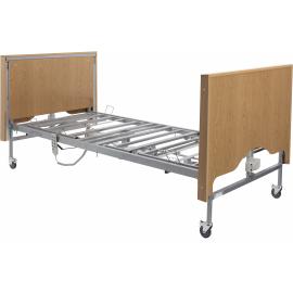 Care Home Bed - Casa Elite - Standard - Oak Wood & Metal - 214cm (84.25")