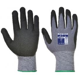 PU-Nitrile Foam Glove - Dermiflex - Black - Size 8