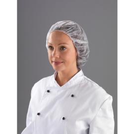 Bouffant Cap - Hair Covering - Shield - White - Extra Large - 55mm