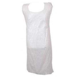 Disposable Apron - Medium Duty - Polythene - Shield - White - 107cm (42")