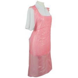 Disposable Apron - Light Duty - Polythene - Shield&#174; - Red - 107cm (42&quot;)