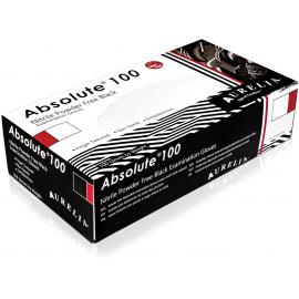 Nitrile Examination Glove - Powder Free - Aurelia&#174; - Absolute&#174; 100 - Black - Medium