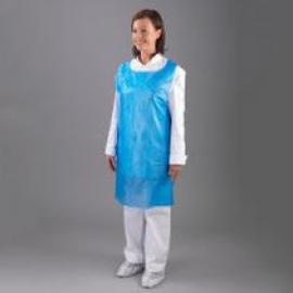 Disposable Apron - Polythene - Shield - Blue - 105cm (40")