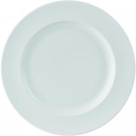 Wide Rimmed Plate - Porcelain - Simply White - 28cm (11&quot;)