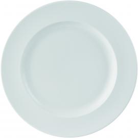 Wide Rimmed Plate - Porcelain - Simply White - 23cm (9&quot;)