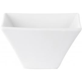 Square Bowl - Porcelain - Simply White - 12cm (4.75&quot;) - 37cl (13oz)