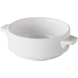 Soup Bowl - Lugged - Stacking - Porcelain - Simply White - 28cl (10oz)
