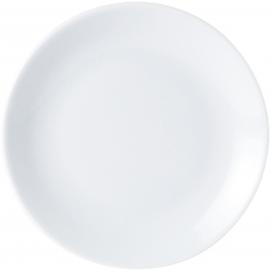 Coupe Plate - Porcelain - Porcelite - 22cm (8.5&quot;)