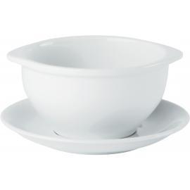 Soup Bowl - Lugged - Porcelain - Porcelite - 40cl (14oz)