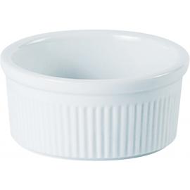 Ramekin - Vertical Ribbed - Porcelain - Porcelite - 6.5cm (2.5&quot;) - 7cl (2oz)