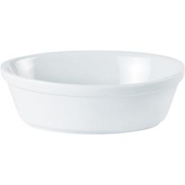 Pie Dish - Oval - Porcelain - Porcelite - 16cm (6.25&quot;) - 35.5cl (12.5oz)