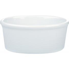 Ramekin - Oval - Porcelain - Porcelite - 10.5cm (4.1&quot;) - 14cl (5oz)