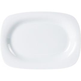 Plate - Rectangular - Rimmed - Porcelain - Porcelite - 32cm (12.5")